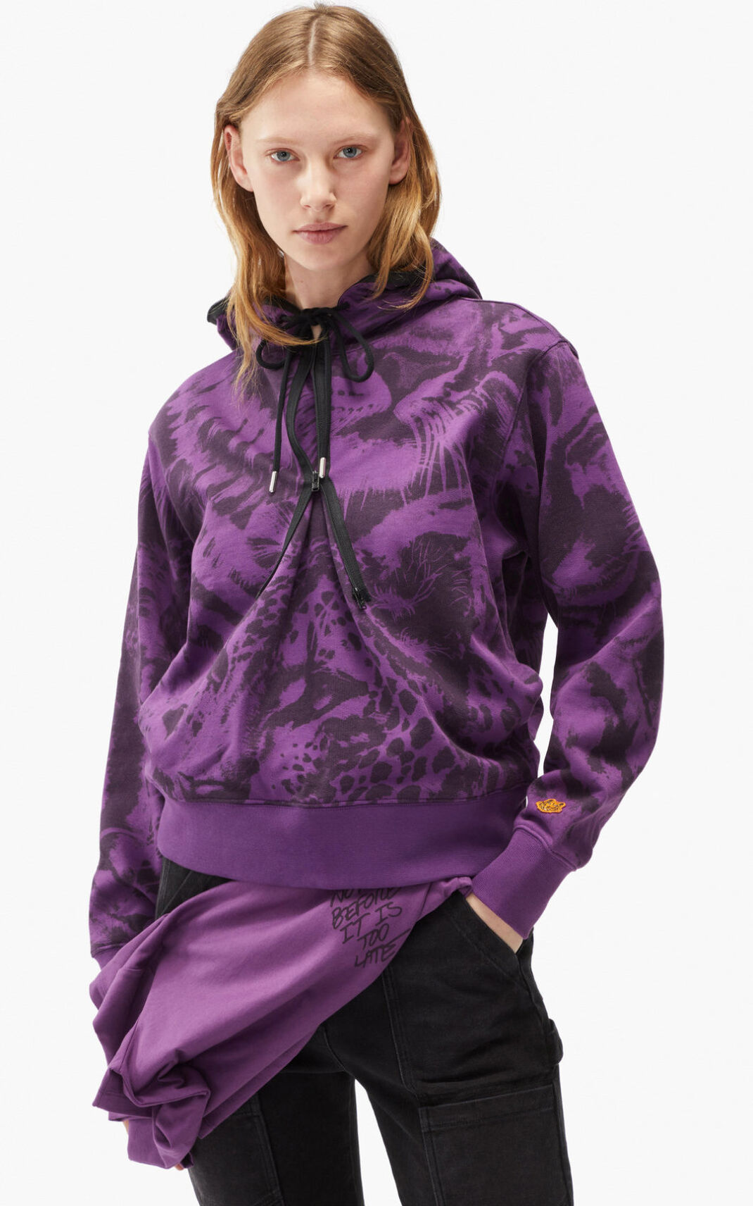 Sudaderas Con Capucha Kenzo Wildtigers Mujer Negras - SKU.8950645